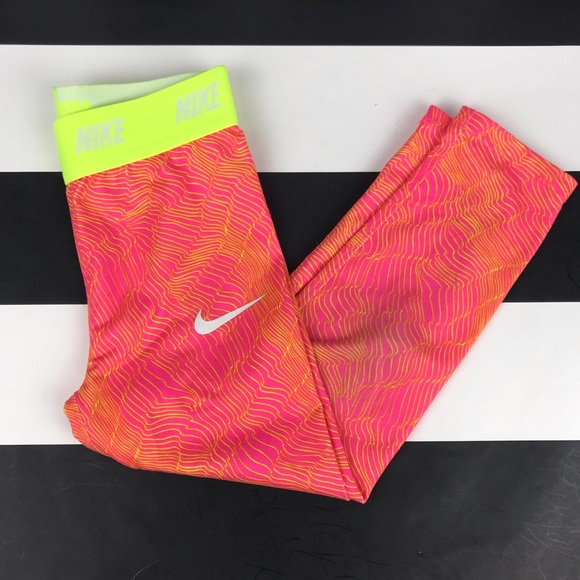 Nike Other - 5 for $25 Nike Pink Print Compression Leggings